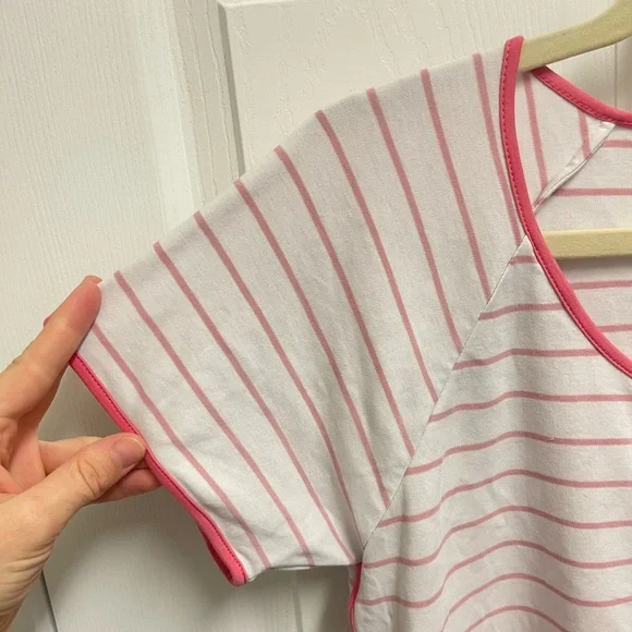 LAKE Pajamas Striped Nursing Pajama Top - Picture 5 of 11